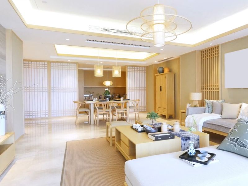 prikaz rasvete u dnevnom boravku